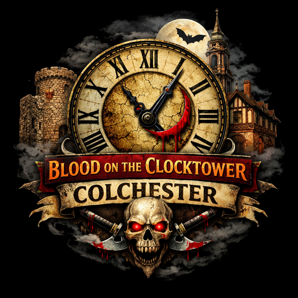 Blood on the Clocktower, Colchester logo